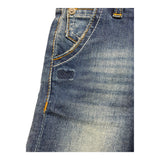 Daniele Alessandrini Denim-Bermudashorts, einfarbig, mit verstellbarem Bund, blau für Neugeborene