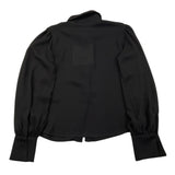 HATE LOVE camicia manica lunga tinta unita cn applicazioni Nero per Bambina OJSH00491 NERO HATE LOVE 