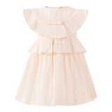 Elisabetta Franchi Abito Tinta Unita con Rouches per Neonata EGAB198 ROSA ELISABETTA FRANCHI 