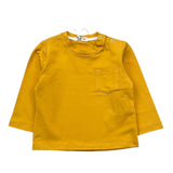 Y-CLU shirt girocollo tinta unita con taschino Giallo per Neonato BYN10738 GIALLO Y-CLU 