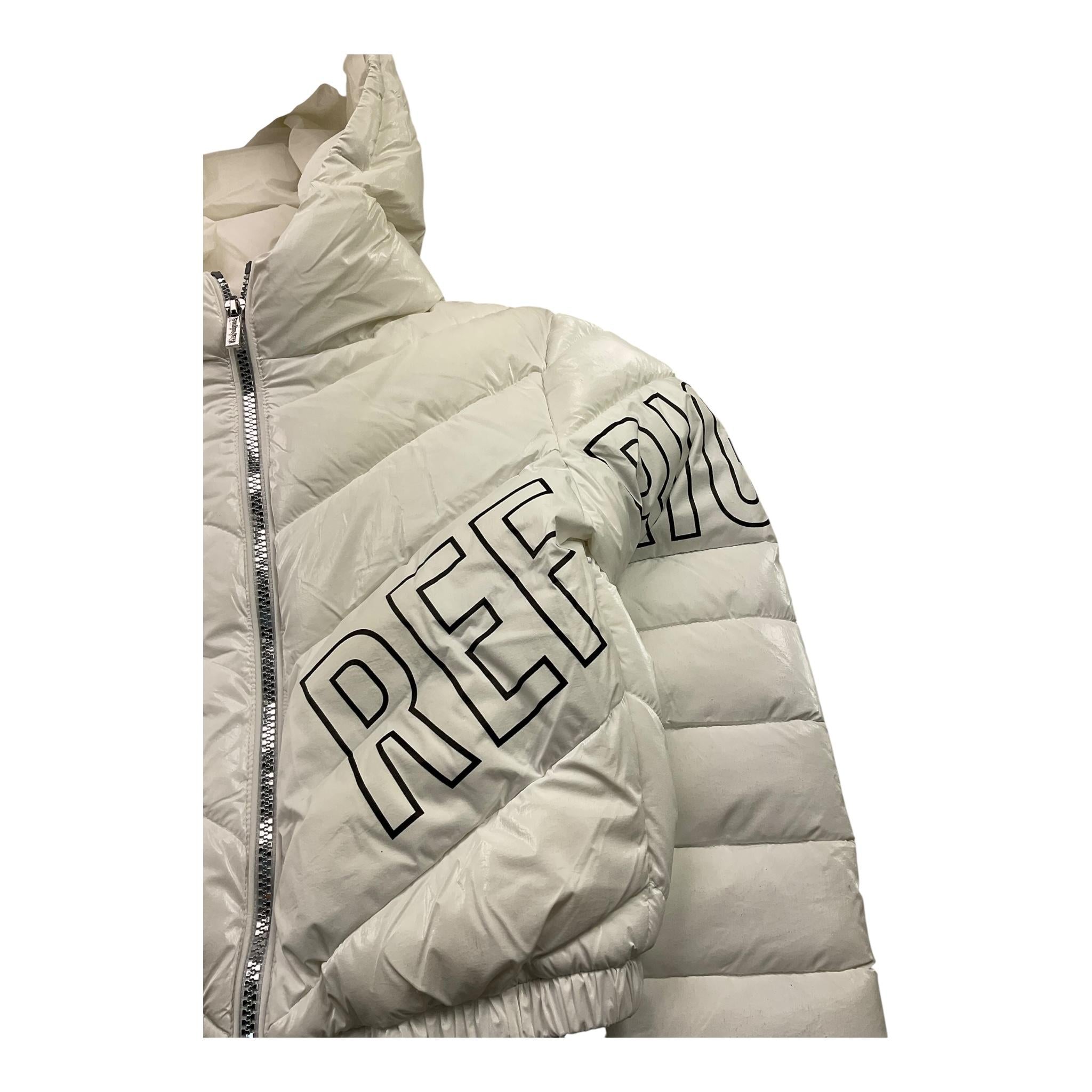 REFRIGUE giubbino tinta unita con zip e cappuccio Bianco per Bambina 2841O00006X BIANCO REFRIGUE 