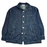 Paolo Pecora Camicia In Denim Tinta Unita Manica Lunga per Bambino PP4371 BLU PAOLO PECORA 