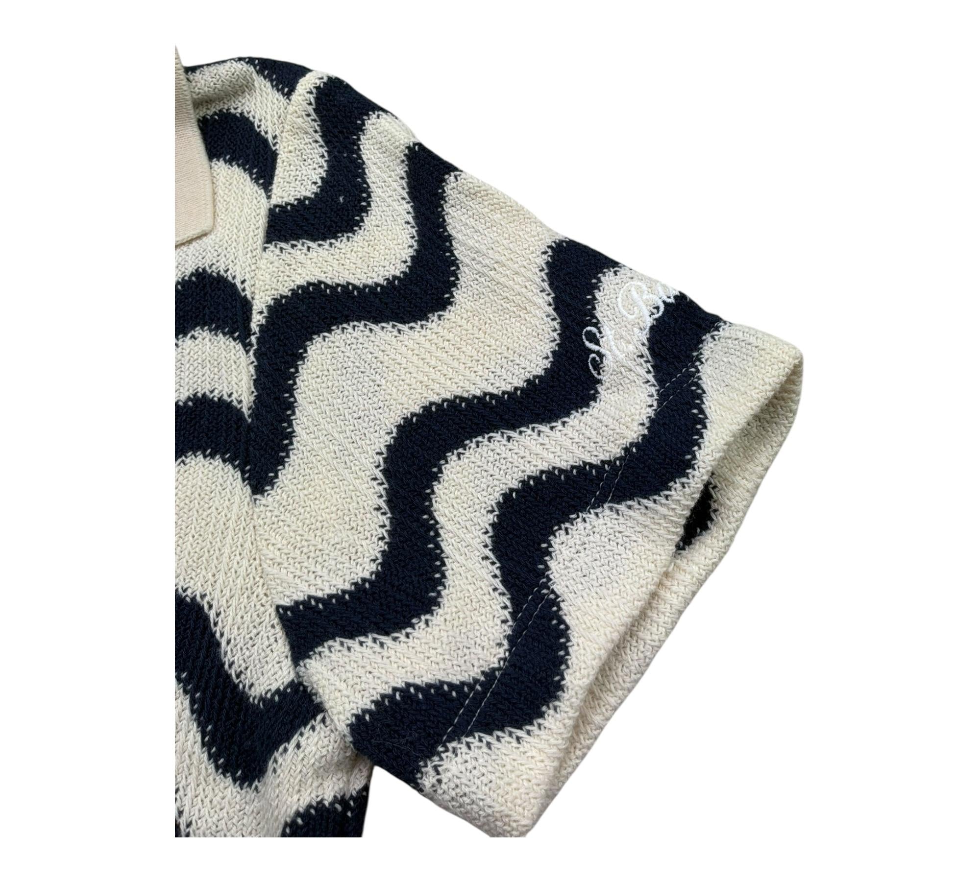 Saint Barth Polo Mezza Manica Stampa Fantasia per Bambina LALAJR PANNA SAINT BARTH 