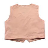 Manila Grace einfarbige rosa Weste für Mädchen
