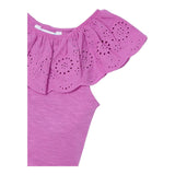 Mayoral Top Tinta Unita con Scollo A Barca per Bambina 3012 VIOLA MAYORAL 