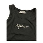 Moschino Canotta Tinta Unita A Costine per Bambina HDM06MX NERO MOSCHINO 