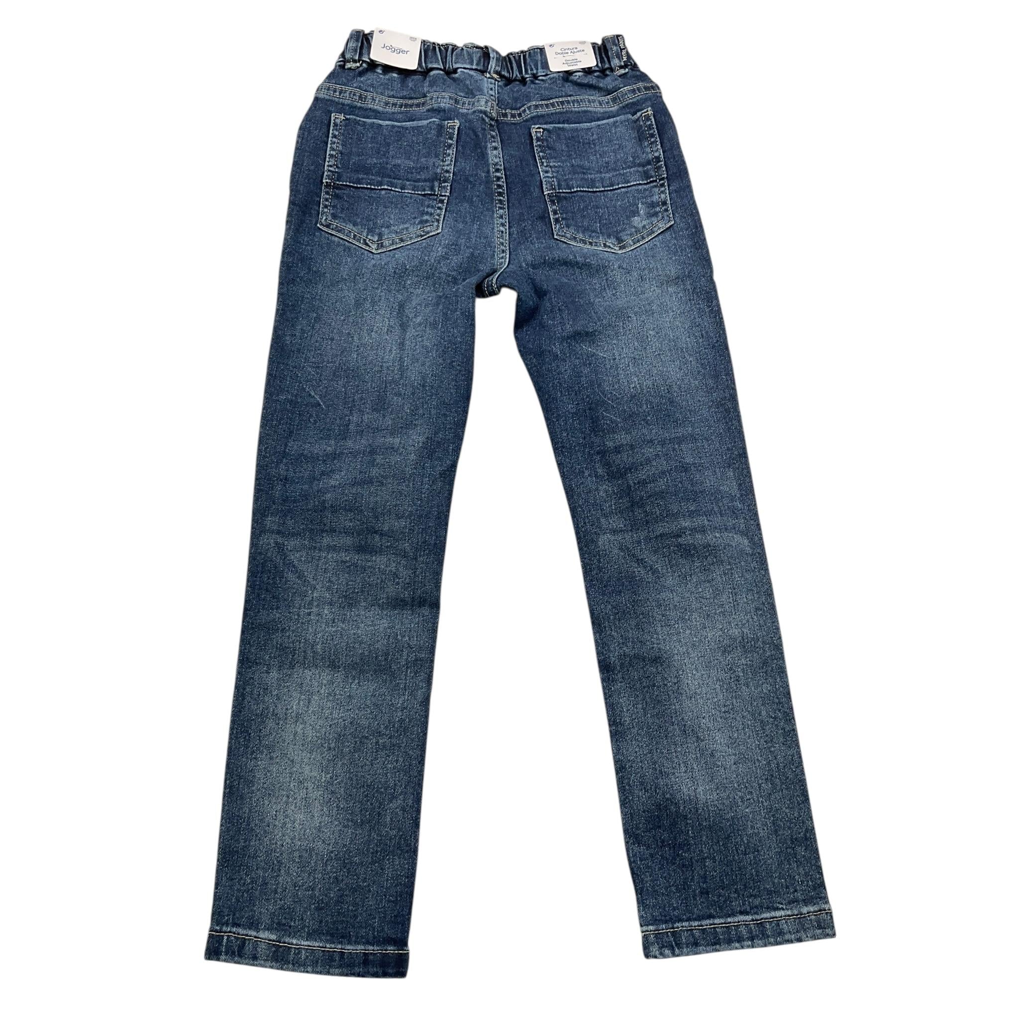 MAYORAL jeans tinta unita con elastico in vita Blu per Bambino 4538 BLU MAYORAL 