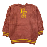 ELISABETTA FRANCHI abito manica lunga tinta unita cn logo Rosa per Neonata EGAB183 ROSA ELISABETTA FRANCHI 