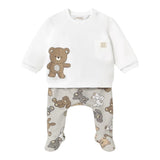 Mayoral Completo 2 Pezzi Shirt-Ghettina per Neonato 1559 BIANCO/BEIGE MAYORAL 