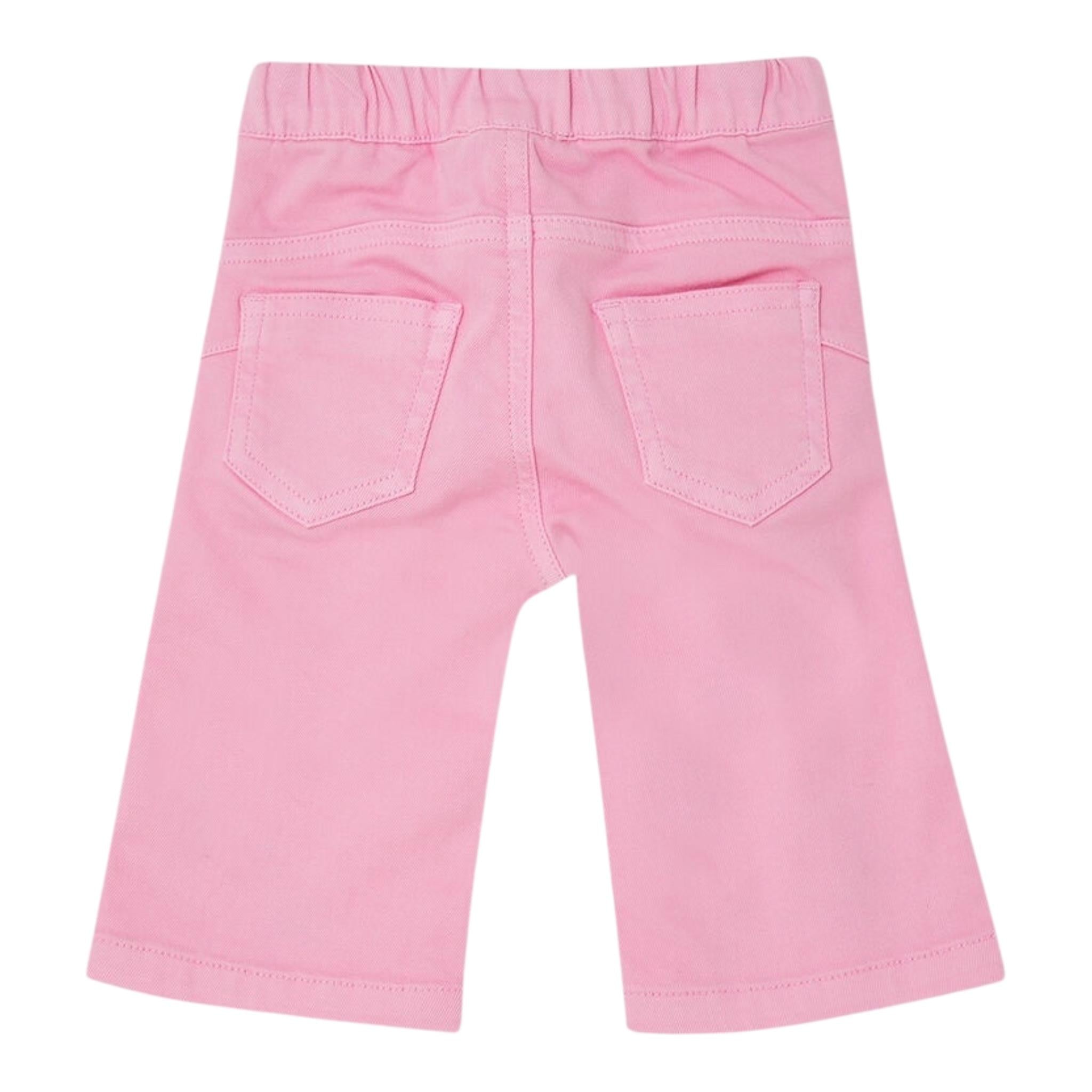 Liu Jo Pantalone Tinta Unita con Elastic In Vita E Brillantini per Neonata HA5070 ROSA LIU JO 