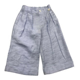 Le Bebe' Einfarbige Palazzo-Hose in Blau für Neugeborene
