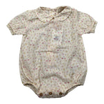 Wedoble Pagliaccetto Tinta Unita Stampa Floreale per Neonata V2505916F PANNA WEDOBLE 