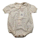 Wedoble Pagliaccetto Tinta Unita Stampa Floreale per Neonata V2505916F PANNA WEDOBLE 