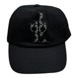 John Richmond Cappello con Visiera Tinta Unita con Stampa per Bambino RBP26073BT NERO JOHN RICHMOND 