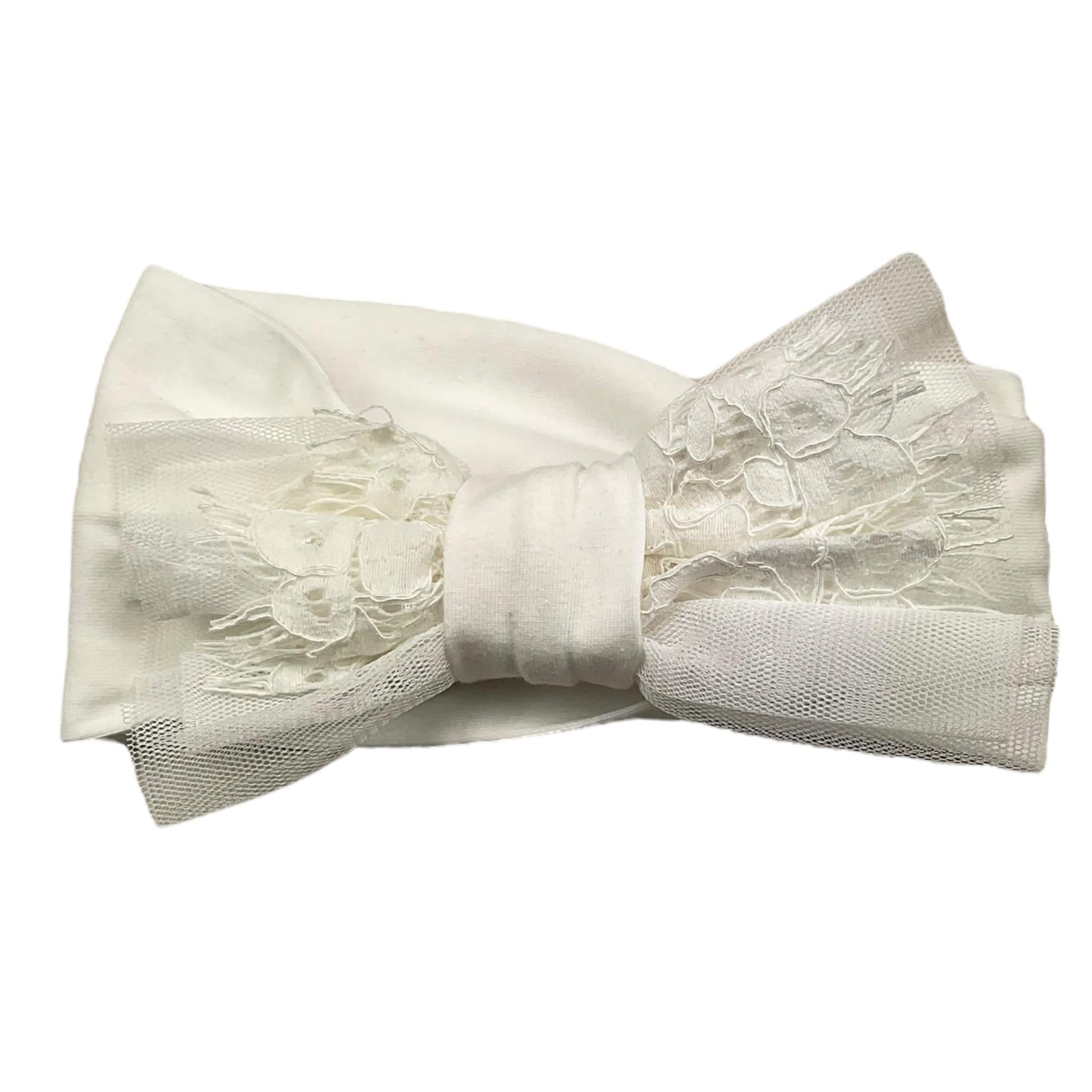 ANGEL'S FACE fascia capelli tinta unita con fiocco Bianco per Bambina AF12938 BIANCO ANGEL'S FACE 