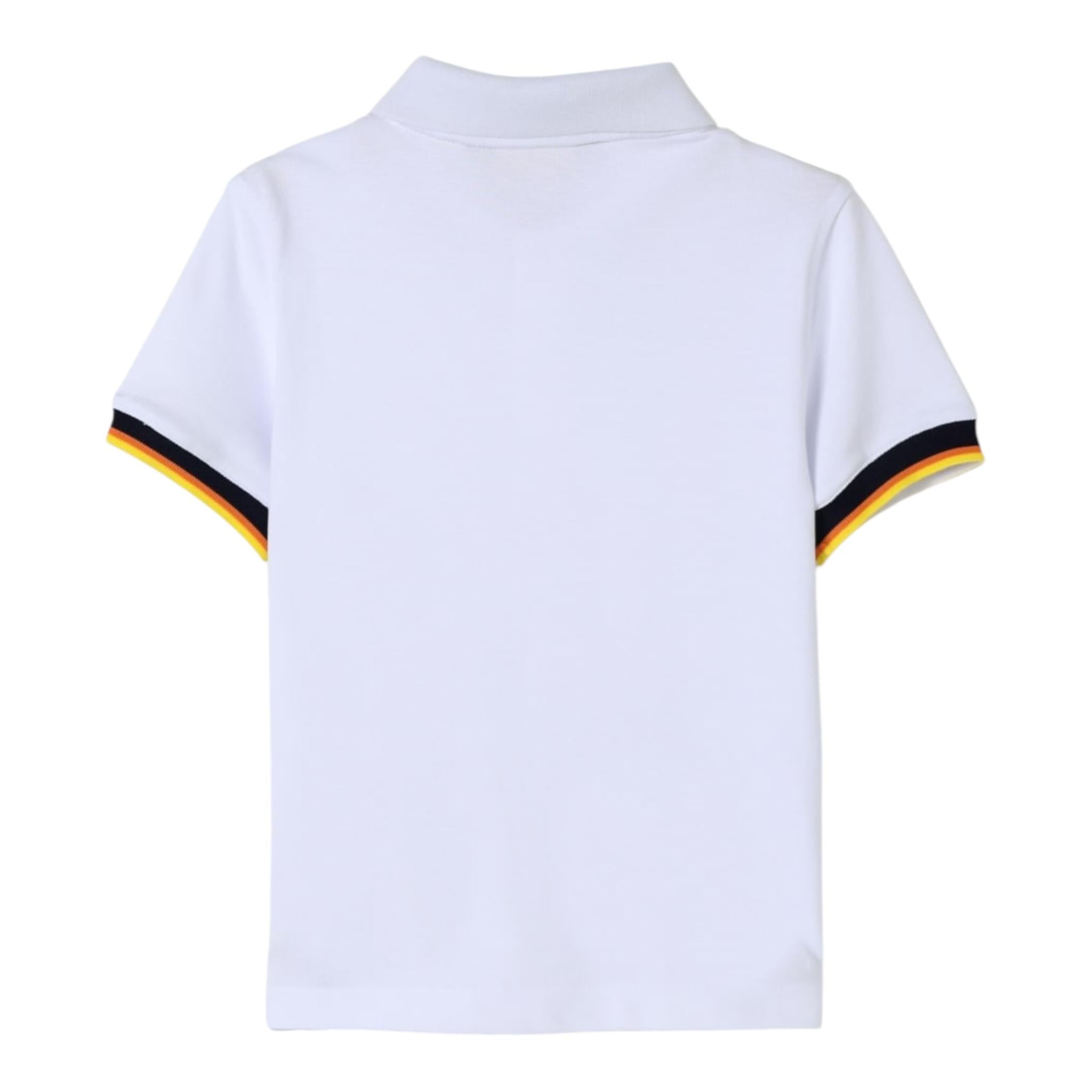 K-Way Polo Mezza Manica Tinta Unita per Neonato K71374WXX BIANCO K-WAY 