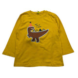 LOSAN shirt girocollo tinta unita con stampa in contrasto Giallo per Neonato 51033101016012N GIALLO LOSAN 