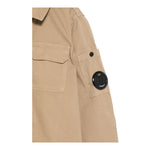 C.P. Company Camicia Manica Lunga Tinta Unita con Zip per Bambino CMC007 BEIGE C.P. COMPANY 