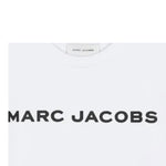 MARC JACOBS t-shirt girocollo tinta unita con logo Bianco per Neonato W60317 BIANCO MARC JACOBS 