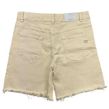 Vicolo Short Einfarbig Mit Verstellbarer Taille Creme Für Mädchen
