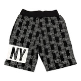 Dkny Bermuda einfarbig mit schwarzen Logo-Prints für Jungen
