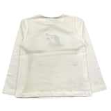 MAYORAL shirt girocollo tinta unita con stampa Bianco per Bambino 4068 BIANCO MAYORAL 