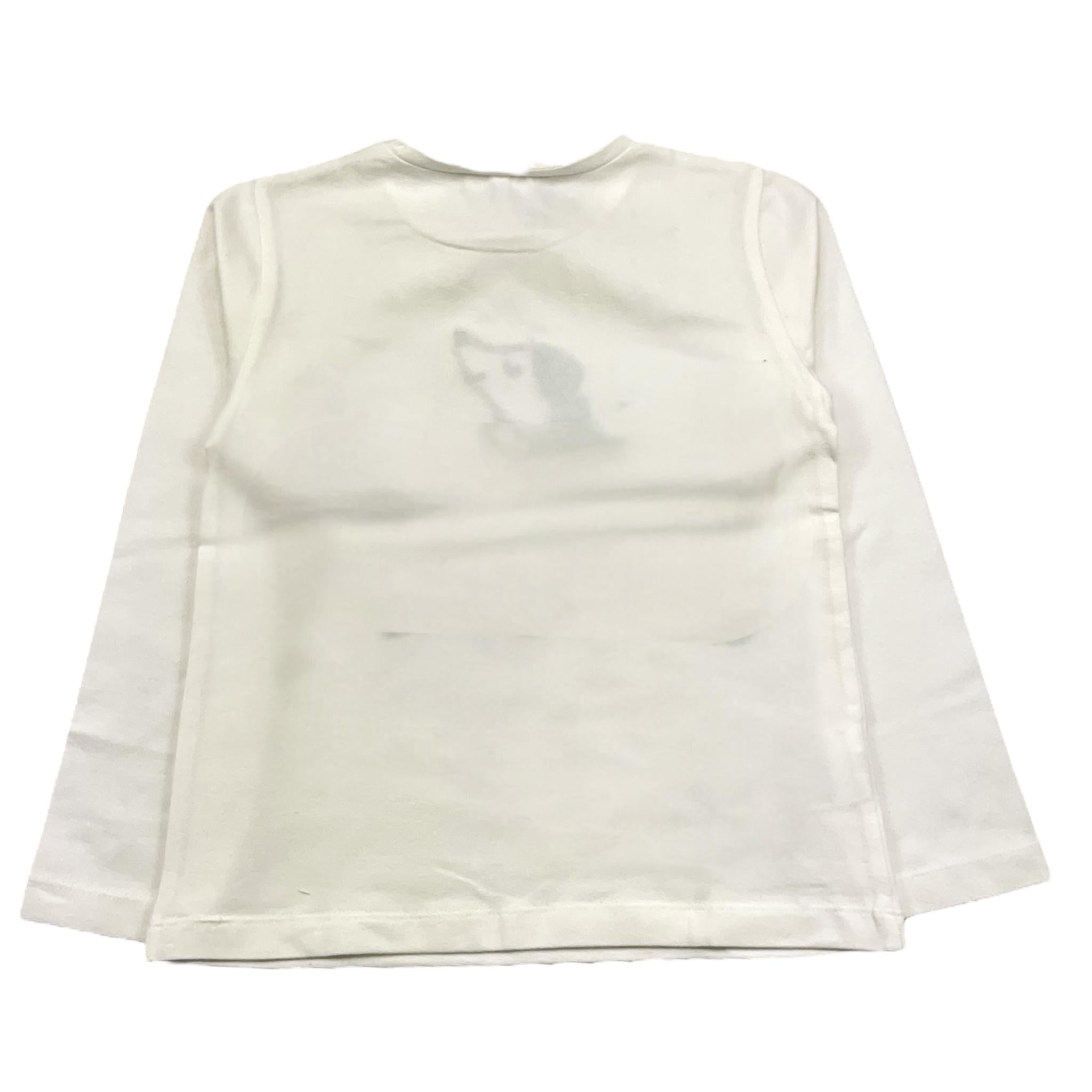 MAYORAL shirt girocollo tinta unita con stampa Bianco per Bambino 4068 BIANCO MAYORAL 