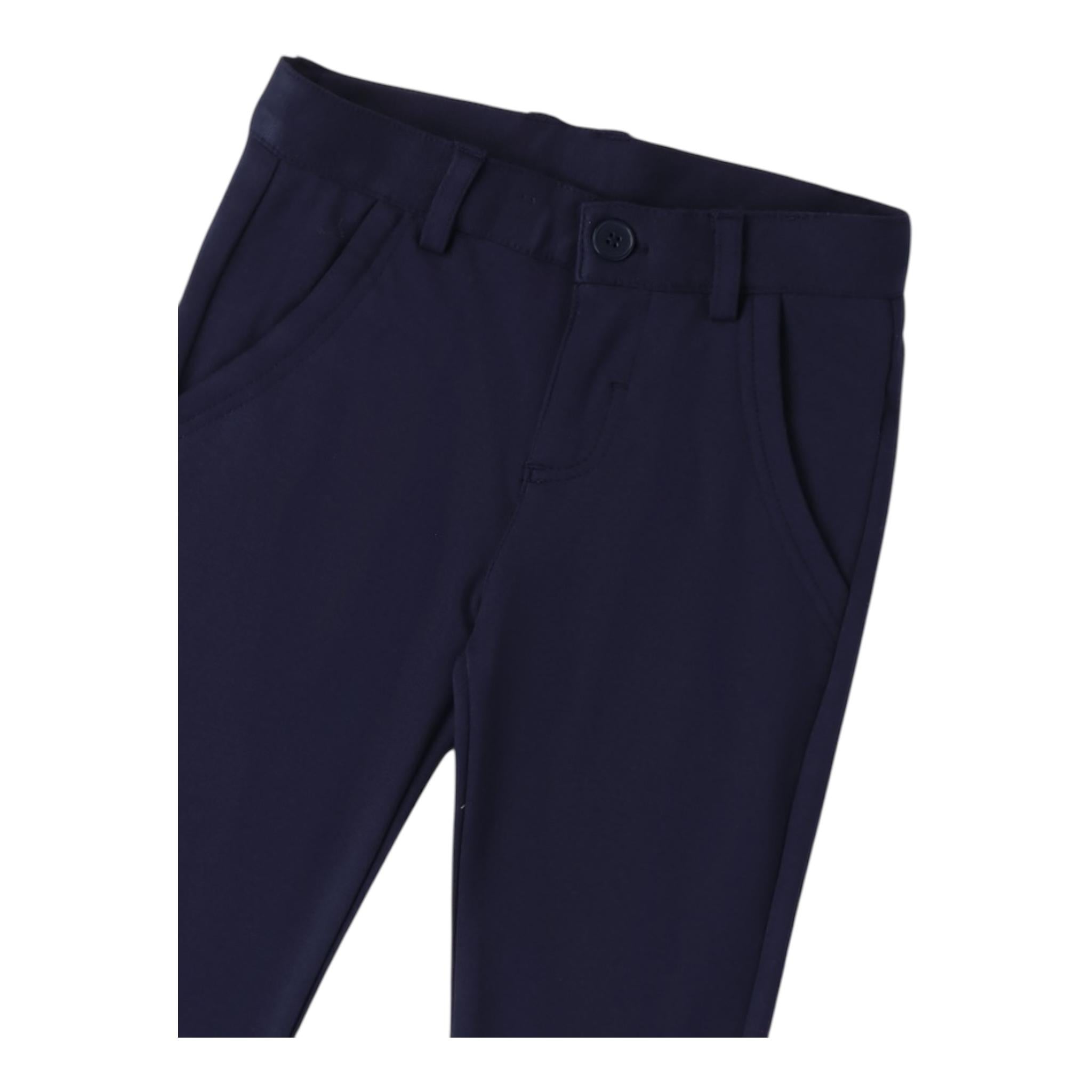 SARABANDA pantalone tinta unita con girovita regolabile Blu per Bambino 0A160 BLU SARABANDA 