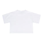 Iceberg T-Shirt Girocollo Tinta Unita con Stampa per Bambina TSICE5161J BIANCO ICEBERG 