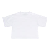 Iceberg T-Shirt Girocollo Tinta Unita con Stampa per Bambina TSICE5161J BIANCO ICEBERG 