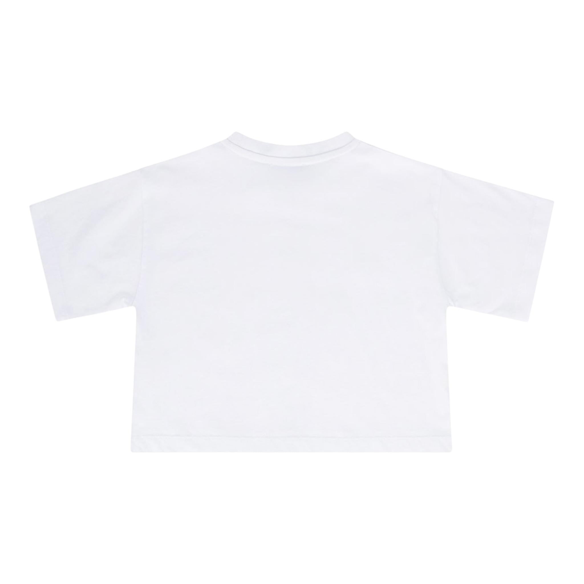 Iceberg T-Shirt Girocollo Tinta Unita con Stampa per Bambina TSICE5161J BIANCO ICEBERG 