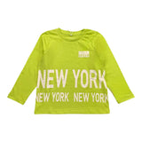 Name.It Shirt Rundhals Einfarbig mit Kontrastdruck Fluoreszierend Grün Für Jungen