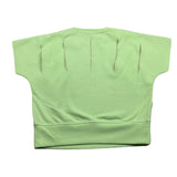 Jijil T-Shirt tinta unita con Strappi Verde per Bambina JJE23FP062 VERDE JIJIL 