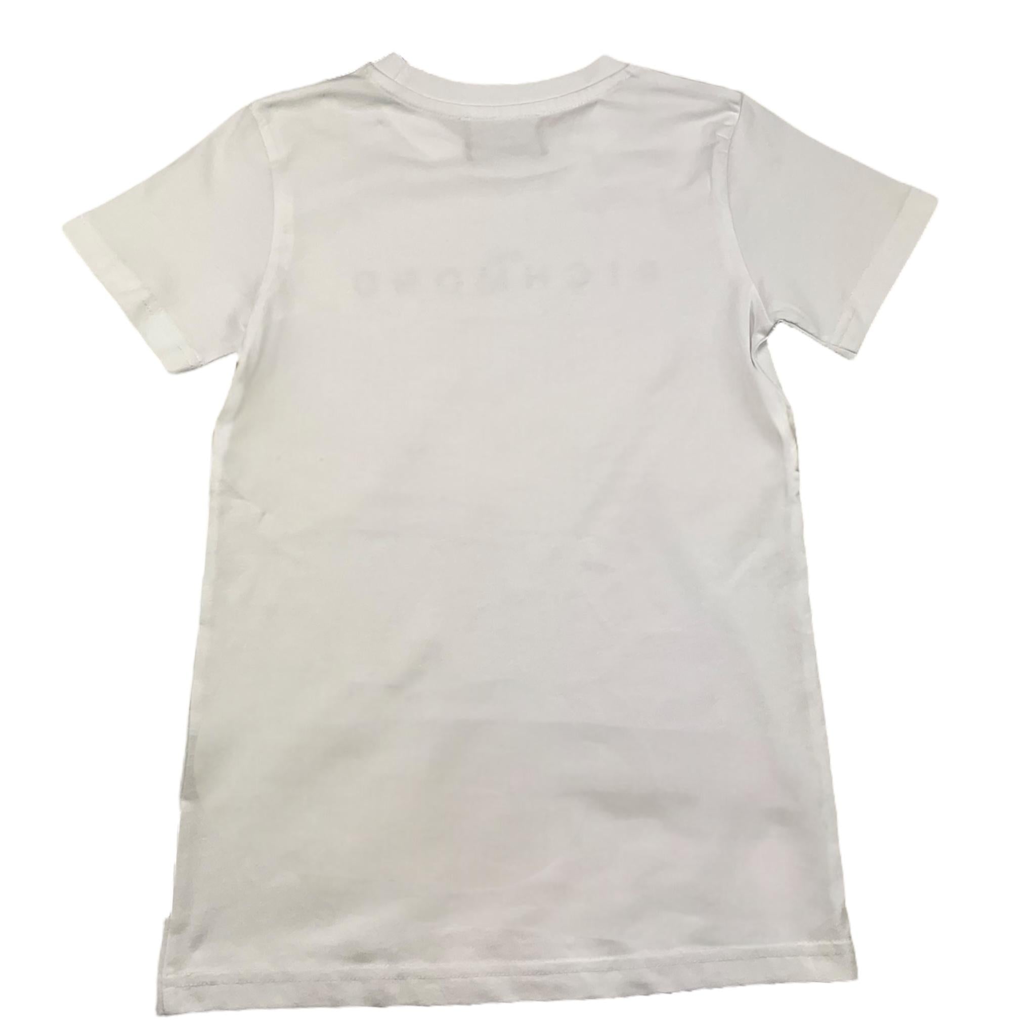JOHN RICHMOND t-shirt girocollo tinta unita con stampa logo Bianco per Bambino RBA25009TS BIANCO JOHN RICHMOND 