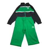 Diadora Complete Zip-Up Hoodie-Hose Grün für Kinder