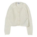 Il Gufo Cardigan Tinta Unita Traforato per Bambina P25GF440EM109J PANNA IL GUFO 