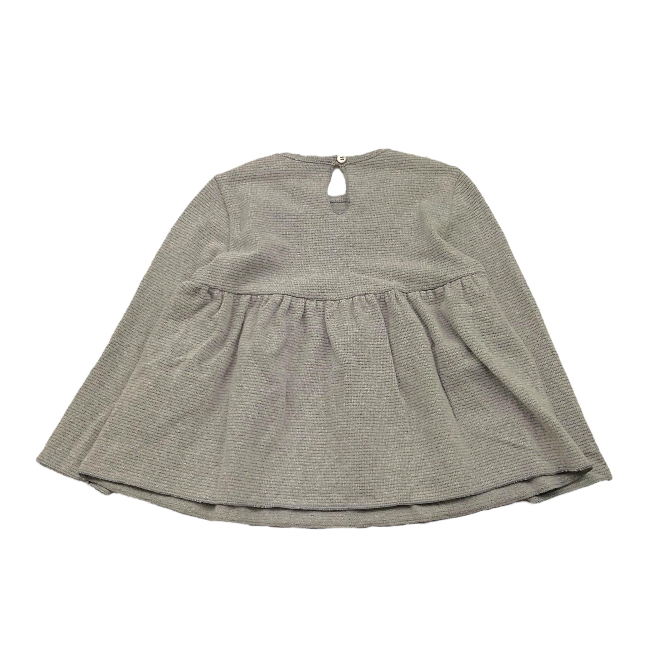 ZHOE & TOBIAH maglia girocollo tinta unita Grigio per Bambina LUK7 GRIGIO ZHOE & TOBIAH 