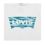 Levi'S T-Shirt Girocollo tinta unita con Stampa Bianco per Bambino 4EJ137 BIANCO LEVI'S 