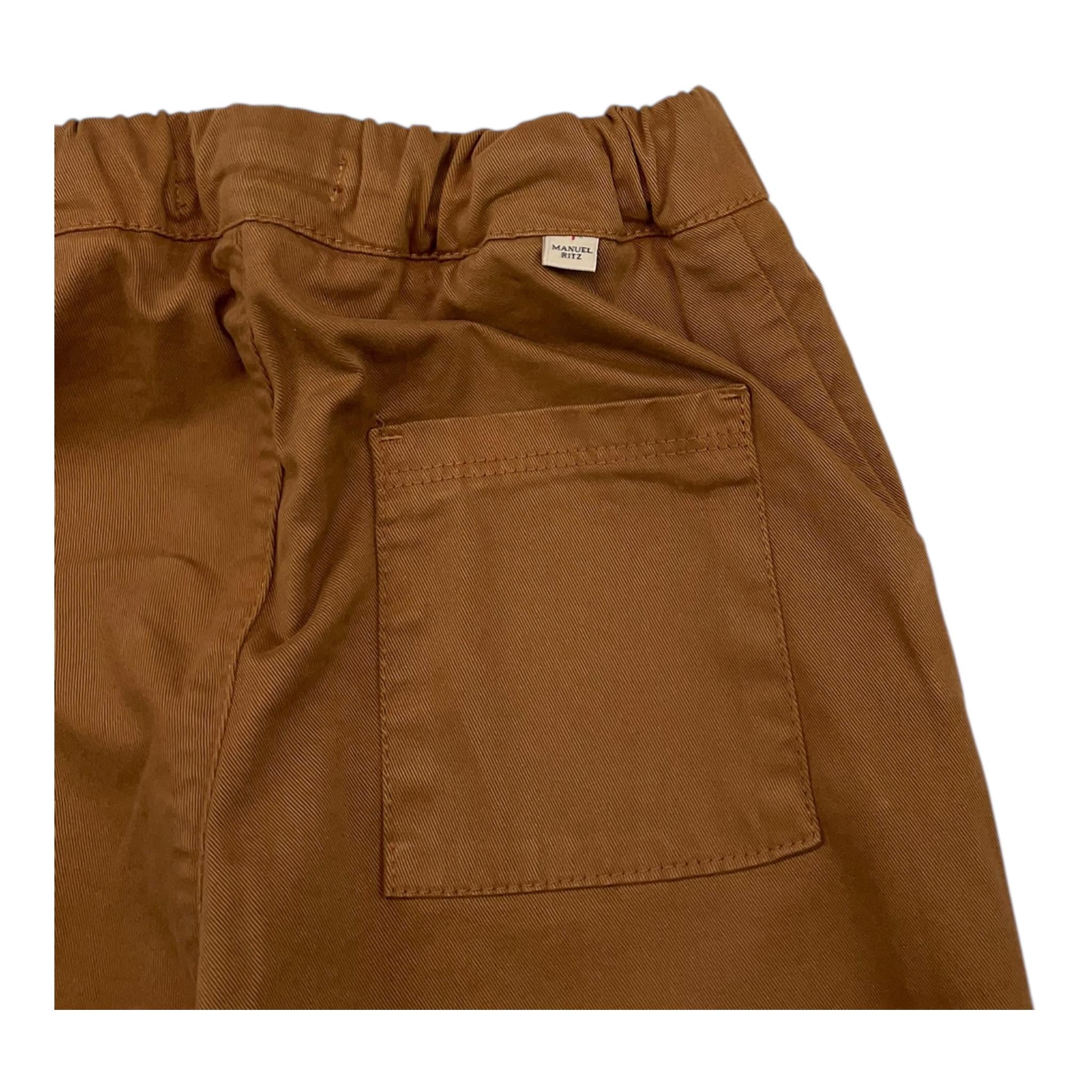 MANUEL RITZ pantalone tintau nita con elastico in vita Marrone per Bambino MR2758J MARRONE MANUEL RITZ 