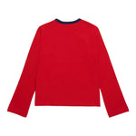 MAX&Co. shirt girocollo tinta unita con logo Rosso per Bambina MX0051 ROSSO MAX&Co. 