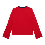 MAX&Co. shirt girocollo tinta unita con logo Rosso per Bambina MX0051 ROSSO MAX&Co. 