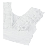 Fun & Fun Completo 2 Pezzi Top-Gonna Tinta Unita per Bambina FNCJSK00984 BIANCO FUN & FUN 