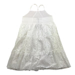 4Giveness Abito Tinta Unita Traforato per Bambina FGCG3992 BIANCO 4GIVENESS 