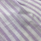 Ilfarobimbi Camicia Tinta Unita Giromanica con Fantasia A Righe per Bambina IFB50165 BIANCO/LILLA ILFAROBIMBI 