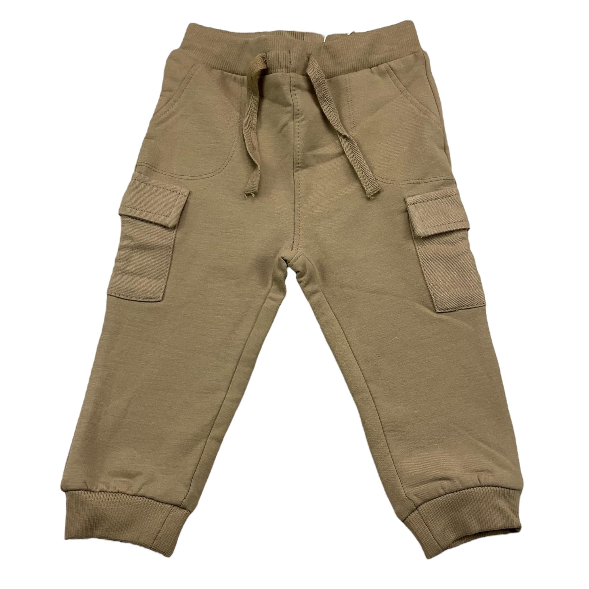 NAME.IT pantalone tuta tinta unita con tasconi Beige per Neonato 13236289 BEIGE NAME.IT 