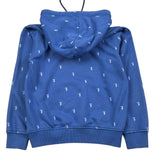 Trussardi Felpa Chiusa con Cappuccio Tinta Unita per Bambino TBP26104FE BLU TRUSSARDI 