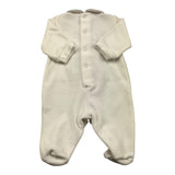 BARCELLINO tutina manica lunga in ciniglia Bianco per Neonato 105101 BIANCO BARCELLINO 