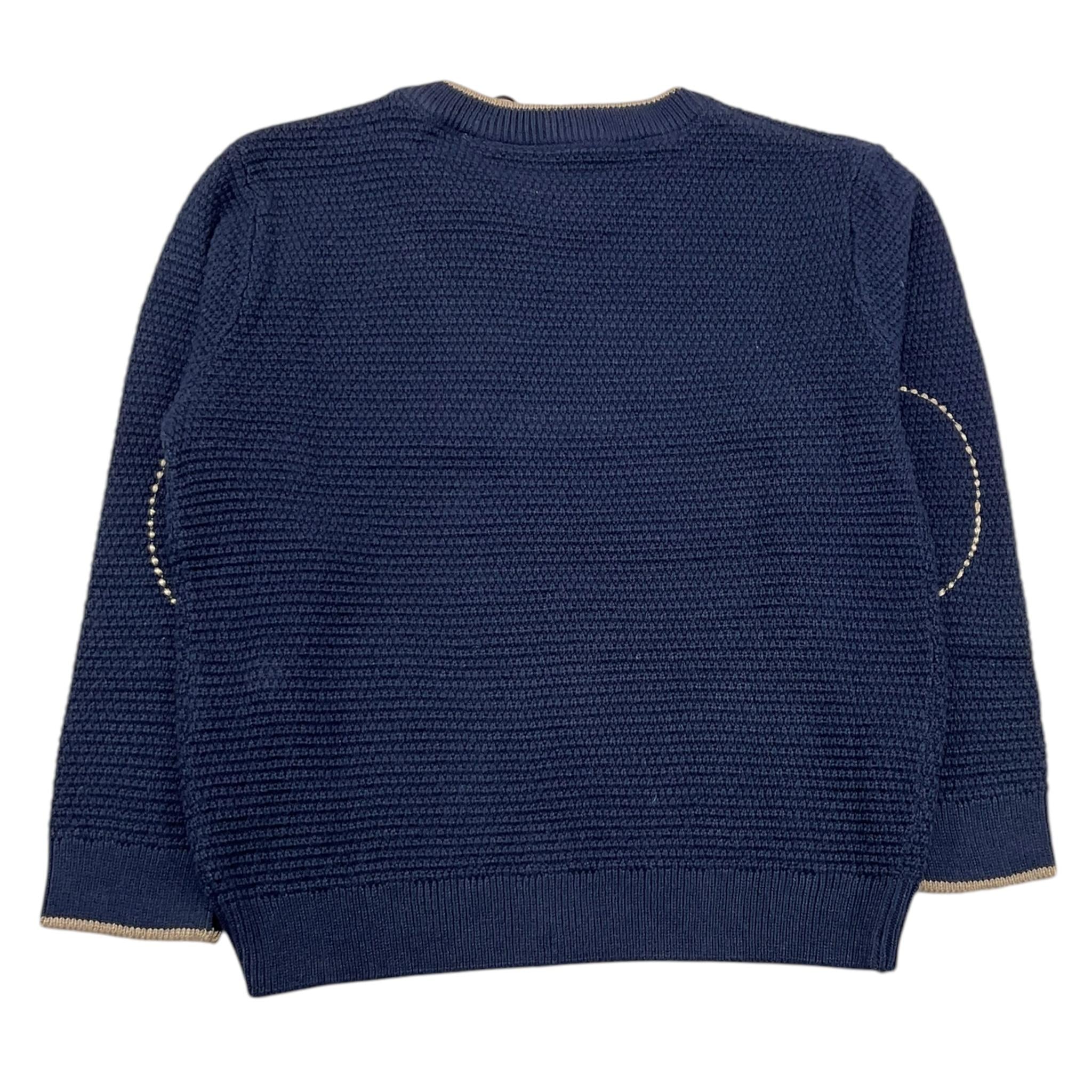 SARABANDA maglia girocollo tinta unita Blu per Bambino 0A022 BLU SARABANDA 