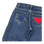 TRUSSARDI jeans tinta unita con girovita regolabile Blu per Bambina TGA25060JE BLU TRUSSARDI 