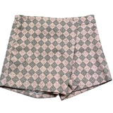 Trussardi Short Fantasia Quadri con Zip per Bambina TGP26057SH ROSA TRUSSARDI 